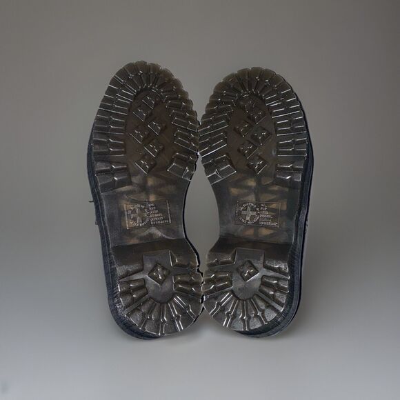 Dr. Martens Adrian Quad Black Leather Platform Tassel Loafers Women's - Picture 5 of 5